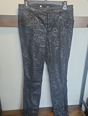 Kut from the Kloth Black Snake Print Jeans
